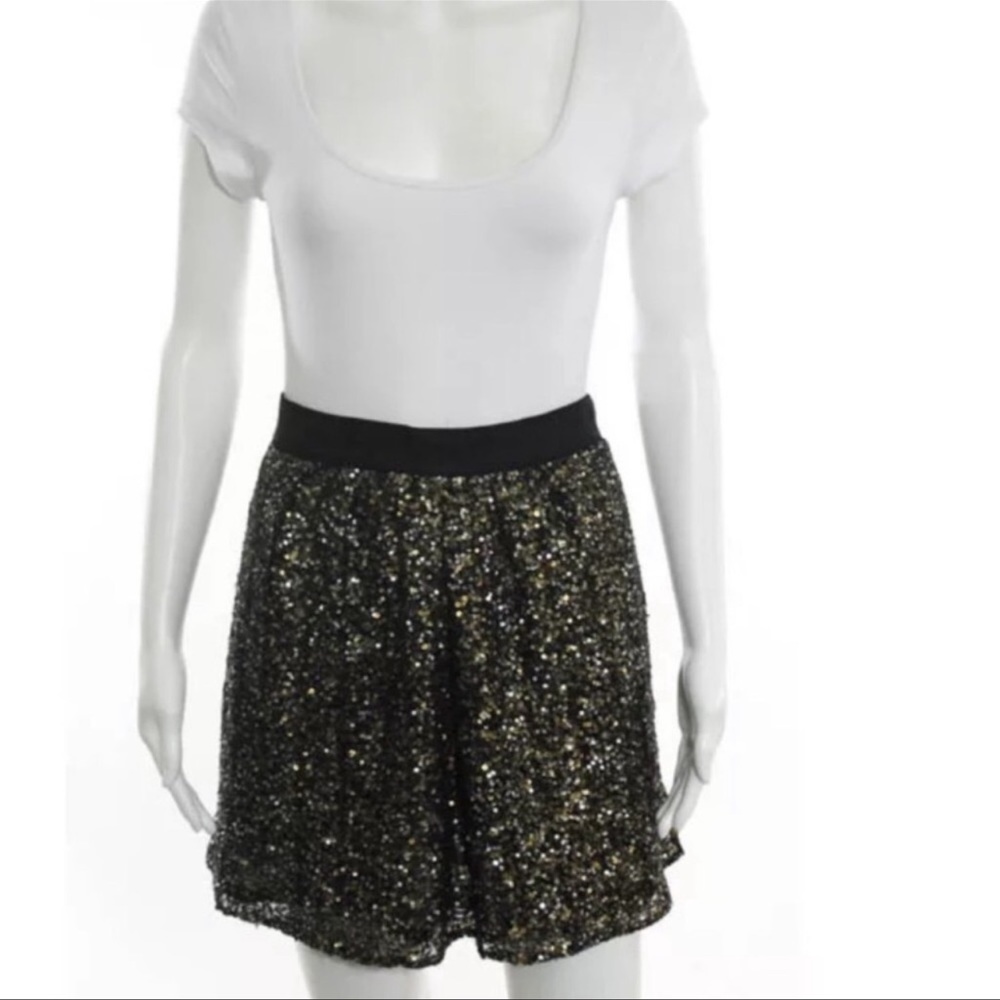 Club Monaco vintage Y2K Sequin Sparkle Skirt
